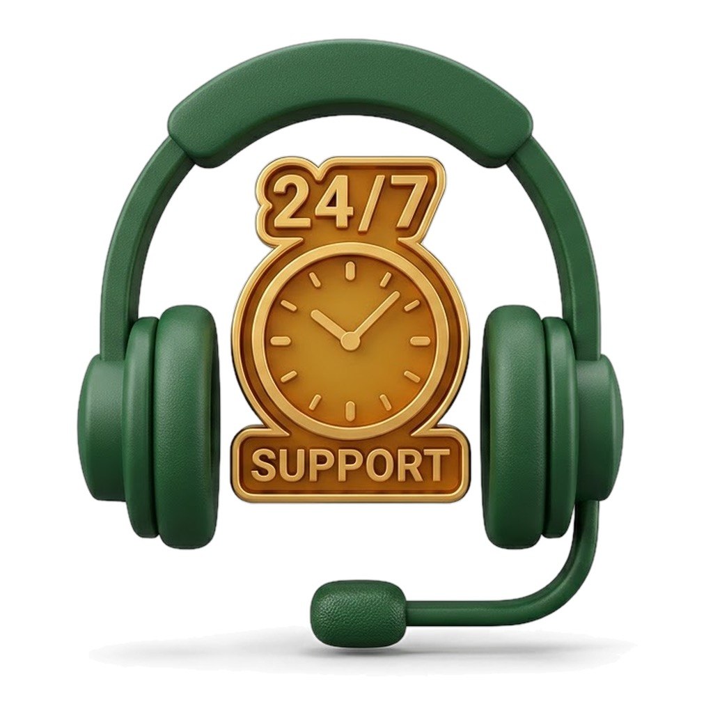 پشتیبانی 24 ساعته