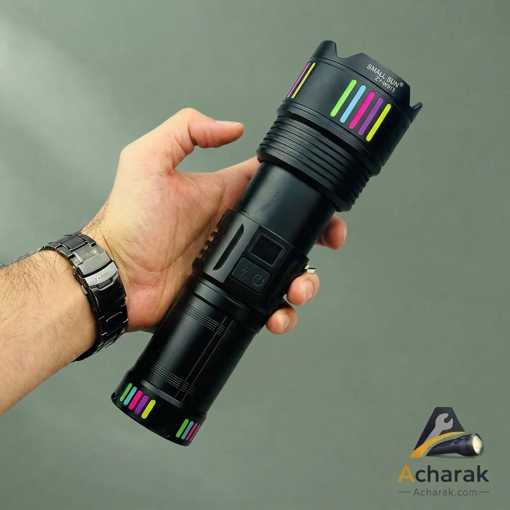Small Sun Zoomable Flashlight, Model ZY-W513