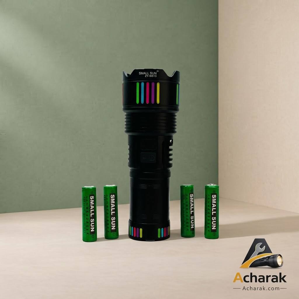 چراغ‌قوه زوم‌دار اسمال سان مدل ZY-W513