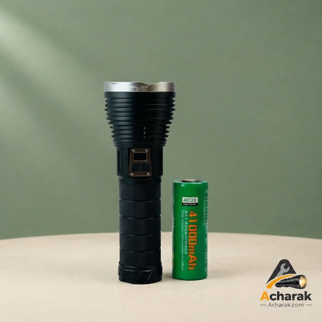 Small Sun Rechargeable Flashlight Model ZY-T300