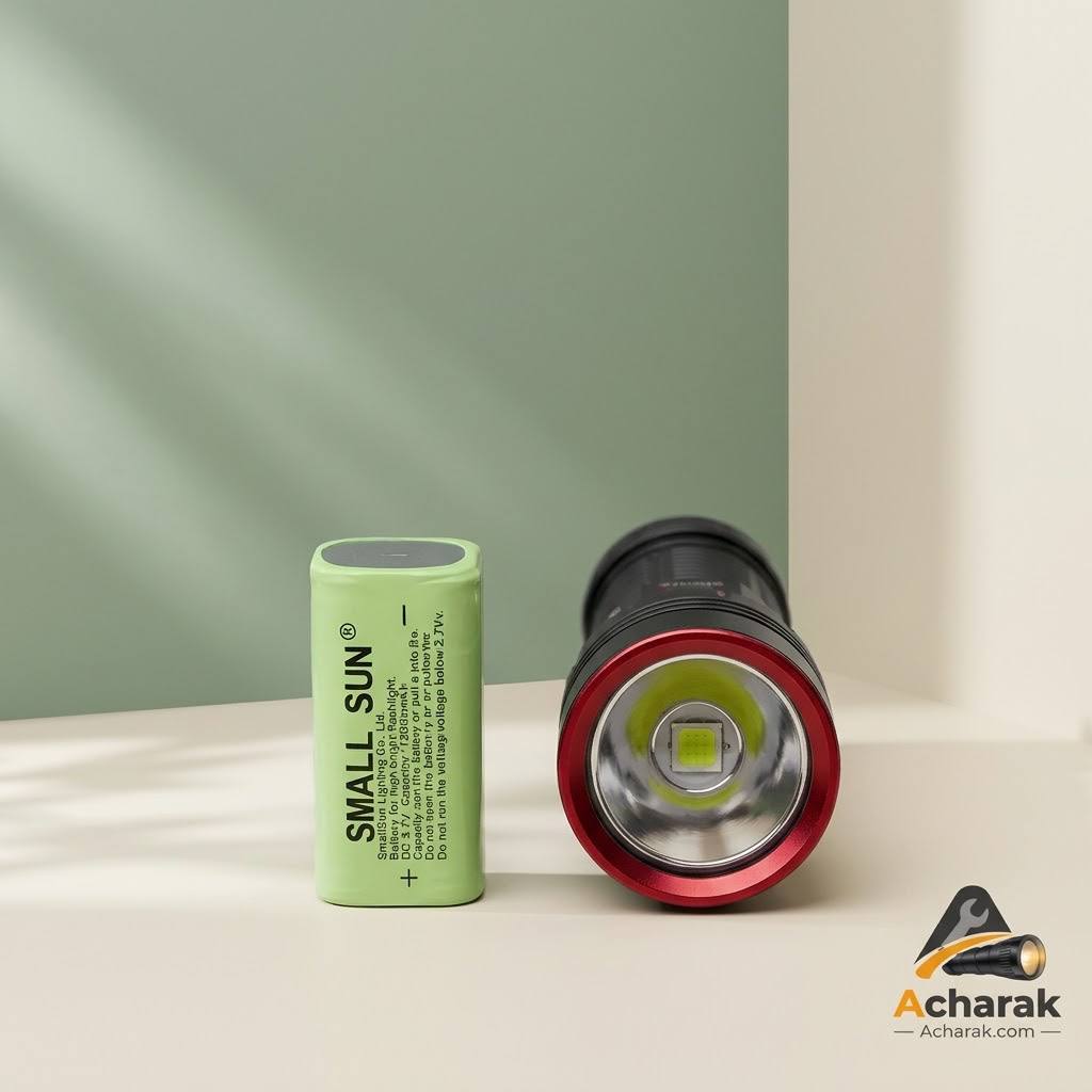 Small Sun Rechargeable Flashlight Model ZY-T235