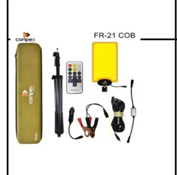روژکتور لنسری پایه‌دار کانپیکس مدل FR-21 COB RF