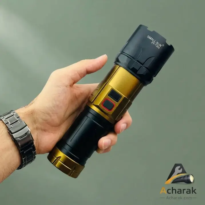 چراغ قوه شارژی زوم‌دار اسمال سان مدل ZY-T308