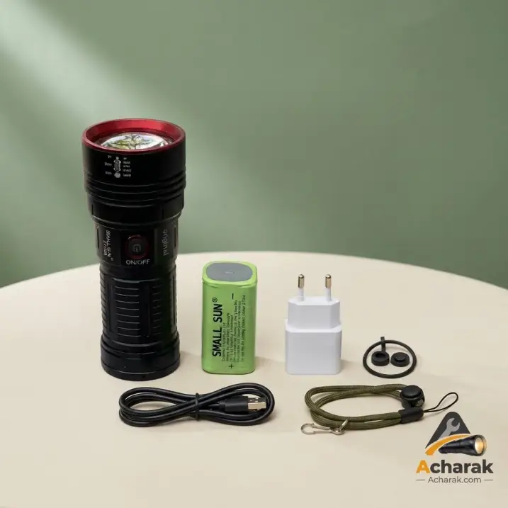 چراغ قوه شارژی اسمال سان مدل ZY-T235