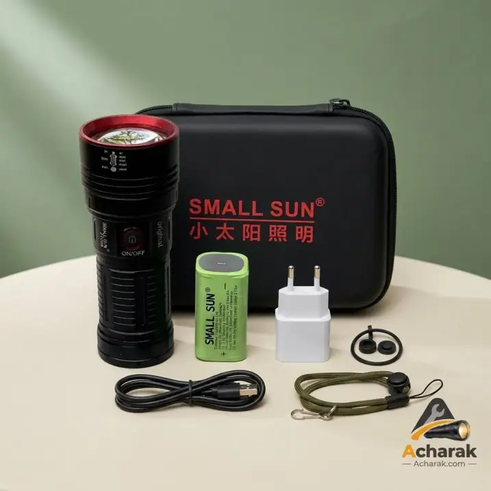 چراغ قوه شارژی اسمال سان مدل ZY-T235