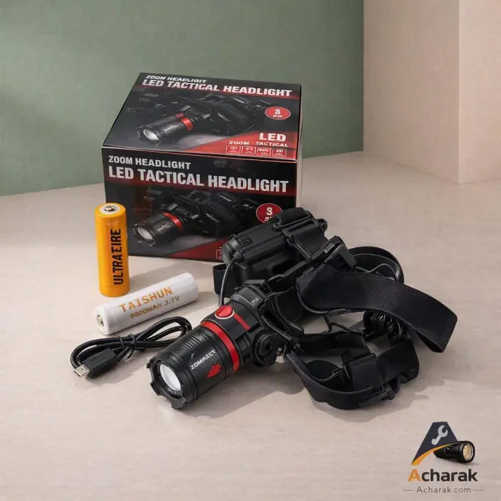 چراغ پیشانی اسمال سان مدل ZY-T333
