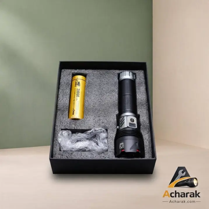 چراغ‌قوه دستی و آلومینیومی زینگارو مدل G648