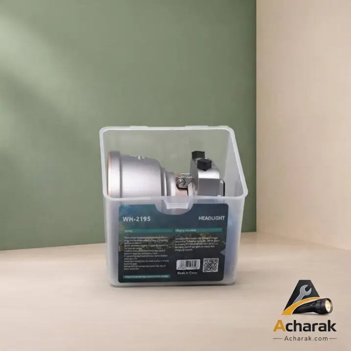 چراغ پیشانی شارژی و حرفه‌ای زینگارو مدل WH-2195