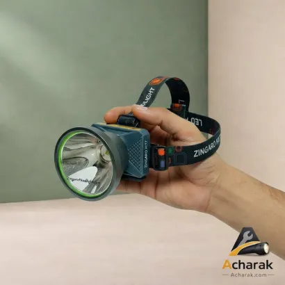 چراغ پیشانی شارژی و حرفه‌ای زینگارو مدل H177