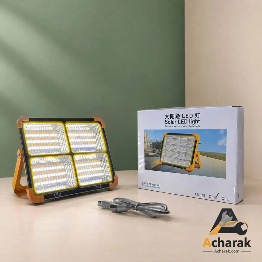 پروژکتور شارژی خورشیدی اسمال سان SL-D8