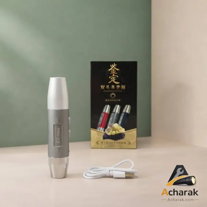 چراغ قوه UV شش‌LED اسمال سان مدل ZY-JY88