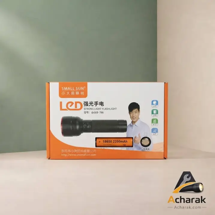 چراغ قوه دستی اسمال سان مدل ZY-F786