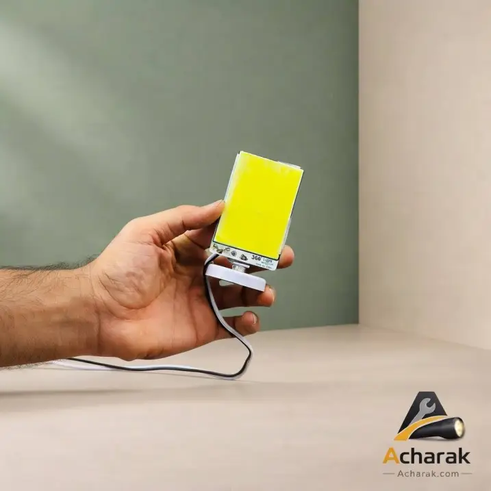 چراغ کمپی سیار ماشینی 360 لایت مدل TM-25 COB